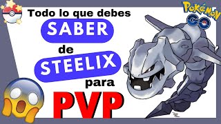 👉¡CONOCE los MEJORES ATAQUES de STEELIX para PVP Pokémon GO👈 [upl. by Remo]