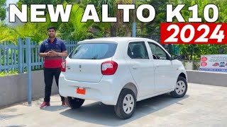 NEW ALTO K10 2024 VXI VALUE FOR MONEY 🔥 MARUTI SUZUKI ALTO K10 2024 NEW MODEL WHITE COLOUR [upl. by Siahc]