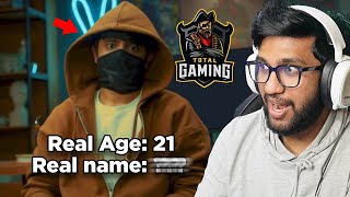 AJJUBHAI FACE REVEAL REACTION  REVEALING TOTAL GAMING SECRETS TOO [upl. by Deeyn]