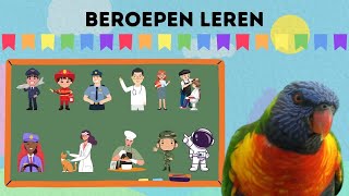 Beroepen Leren Nederlands 👩‍⚕️👮🏾🧑🏼‍🚀 Educatief Kinderfilmpje voor Peuters en Kleuters [upl. by Claretta]