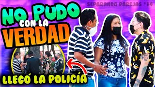 SEPARANDO PAREJAS EN LA CALLE 4🔥¡Ella guardaba un gran secreto😱broma Adrián Carbajal [upl. by Ita]