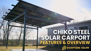 Chiko Steel Solar Carport Effortless Installation and Durable Design for Reliable Solar Solutions [upl. by Egroeg]