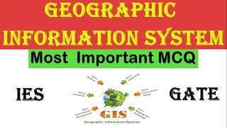 Geographic Information System GIS Important MCQ with Answers [upl. by Wsan]