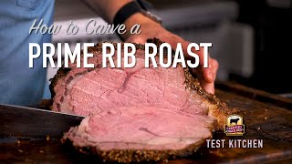 How to Carve a Prime Rib Roast [upl. by Ahsot]