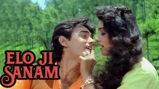 Elo Ji Sanam Hum Aagaye  Aamir Khan Raveena Tandon  Andaz Apna Apna Song [upl. by Nole]