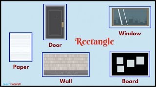 Shape  Rectangle  आयत [upl. by Gaivn]