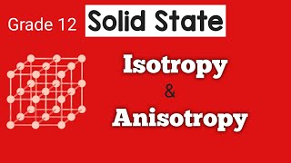 Isotropy and Anisotropy  Explanation [upl. by Nalyd]