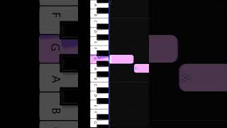 Traditional  Silent Night  Beginner Piano Tutorial shorts piano [upl. by Neeron]