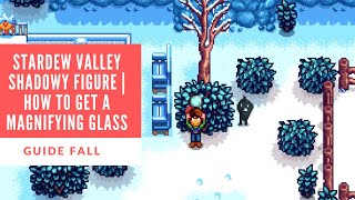 Stardew Valley Shadowy Figure  How to Get the Magnifying Glass [upl. by Pollock558]