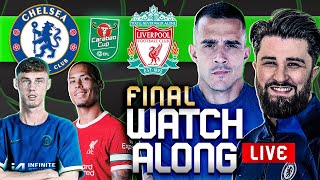 CHELSEA vs LIVERPOOL  LIVE WATCHALONG CARABAO CUP FINAL  THE BYLINE [upl. by Feilak]