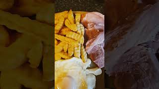 Gammon chips egg 🥚 😋 😍 👌 [upl. by Vally]