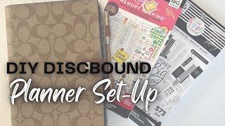 DIY Discbound 2024 Coach Planner SetUp and Flip Through [upl. by Ecinue]