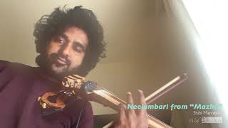 Neelambari BGM Mazha Violin Cover [upl. by Lecia155]