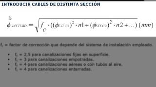 calculo del tubo en instalaciones electricas [upl. by Atteras]