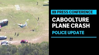 IN FULL Two dead after Caboolture plane crash north of Brisbane  ABC News [upl. by Ahsatel]