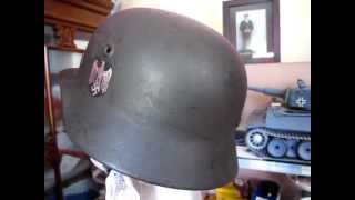 Original M40 German ww2 helmet [upl. by Ama920]