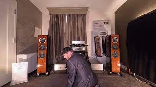 TAD Labs Grand Evolution One Speaker System Demo at Capital Audiofest 2023 [upl. by Annairt]