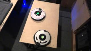 Roomba Warfare 760 vs 560 Battle GoPro [upl. by Enimajneb692]