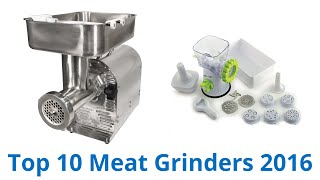 10 Best Meat Grinders 2016 [upl. by Lewanna]