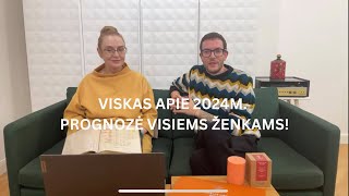 Viskas apie 2024m Prognozė visiems ženkams Metų žvakės ir Astrologinio kalendoriaus pristatymas [upl. by Anirrak257]