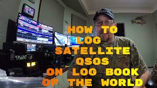 Logging Satellite QSOs on Logbook of the World [upl. by Blinni]