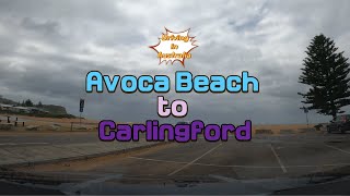 Driving in Australia From Avoca Beach to Carlingford NSW  4K [upl. by Bonacci]