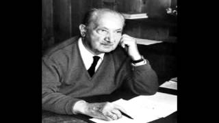 Martin Heidegger  Zeit und Sein Vortrag aus dem Jahr 1962 [upl. by Enidanreb]