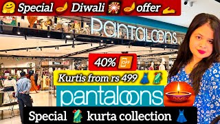 quotPantaloons Diwali Shopping Spree Top Kurtis for the Festive Season Diwali shopping video [upl. by Naujd]