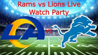 Rams vs Lions Live Play by Play and Reaction [upl. by Treat]