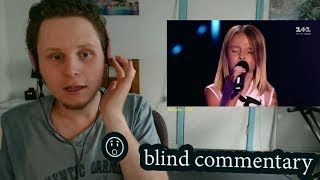 REACTION Daneliya Tulyeshova Stone Cold – Blind Audition – Voice [upl. by Dlorah]