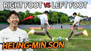 Heung MinSon’s Right Foot vs Left Foot… Who Wins [upl. by Ellatsirhc]