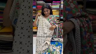 Beautiful Kalamkari Silk Sarees  Price Rs1399  WhatsApp6369545679  Shopruffletrendscom [upl. by Dnomaj920]