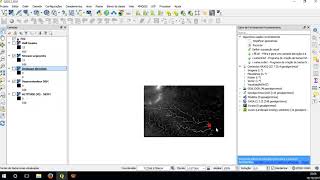QgisGRASS  Delimitação automática de Bacia Hidrográfica  D8 [upl. by Arihsan]