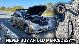 MY OLD MERCEDES LEFT ME STRANDED COMMON ISSUE W203 C240 M112 [upl. by Enimaj753]