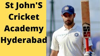 Hyderabad cricket academy  hyderabad cricket academy fees telugu  St Johns cricket academy [upl. by Noremmac]