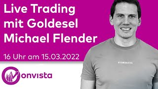 Live Trading mit Goldesel Michael Flender [upl. by Rammaj182]