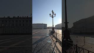 The Winter Palace amp Alexander Column travel explore europe goprotravel architecture petersburg [upl. by Dnumsed528]