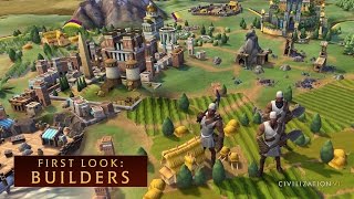 CIVILIZATION VI  First Look Builders [upl. by Kerat]