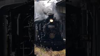 【8620型蒸気機関車】JR九州「SL人吉」大牟田駅到着！225撮影 JR Kyushu steam locomotive class 8620 arrivedepart Omuta sta [upl. by Geer]