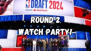 NBA Draft round 2 Watch Party [upl. by Fotzsyzrk]