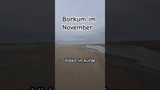 Borkum im November Leere Strände [upl. by Analla328]