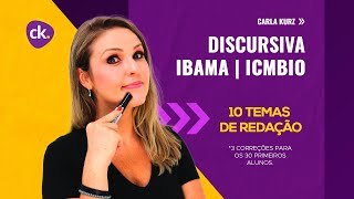 Professora Carla Kurz  Redação para IBAMAICMBio [upl. by Perry]