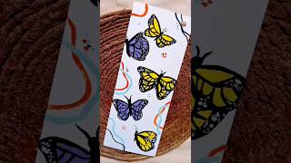 Paint with me🦋 cute diy butterfly diybookmark ytshorts trending paintwithme viral art fav [upl. by Veno]