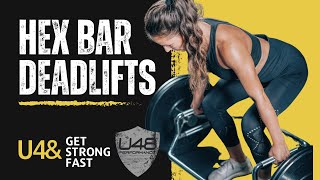 Hex Bar Deadlift Athlete Exercise Library [upl. by Nonnahc]