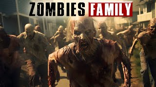 Zombies Family  Hollywood Horror Movie in Hindi Dubbed  Zombie Horror Movie  Meg Alexandra Gabz [upl. by Zabrine292]