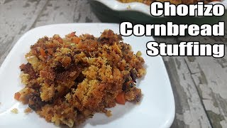 Chorizo Cornbread Stuffing Recipe  Episode 493 [upl. by Naitsyrk]