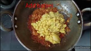 Simple Easy White Batani Masala Chaat Recipe At Home ThanshikaVlogs [upl. by Handal]