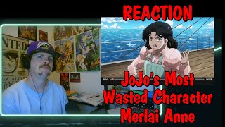 JoJos Most Wasted Character  Merlai Anne REACTION [upl. by Akisej172]