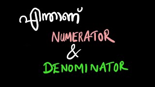 The Numerator and Denominator [upl. by Ahsilrak842]