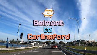 Driving in Australia From Belmont to Carlingford NSW  4K [upl. by Annwahs]